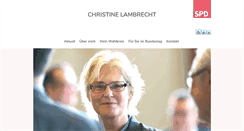 Desktop Screenshot of christine-lambrecht.de