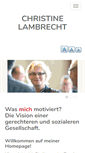 Mobile Screenshot of christine-lambrecht.de